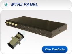 MTRJ 1U 19” Multimode Fixed Patch Panel